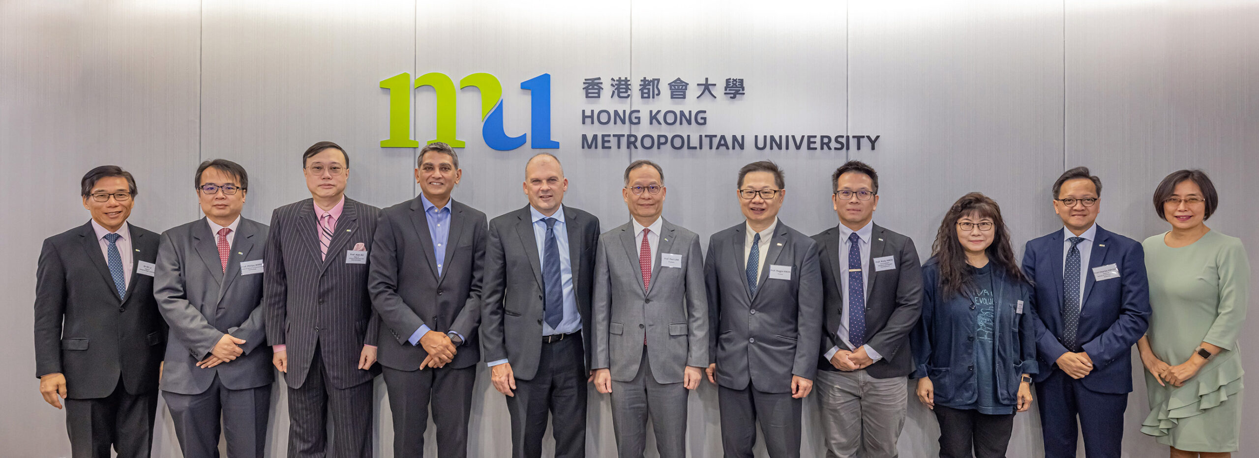 The MoU signing ceremony is attended by representatives of HKMU and OUUK.  The MoU signifies the setup of a framework for enhanced collaboration between the two universities in various areas of academic research.