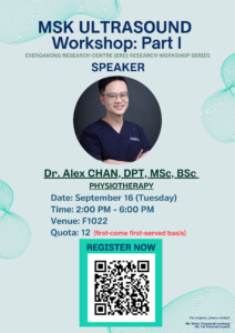 Poster - MSK Ultrasound Workshop Part I p.1