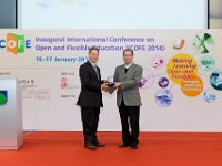 iCOFE2014 0899 : Closing Ceremony, Prof. Bob Fox, Prof. John C Y Leong