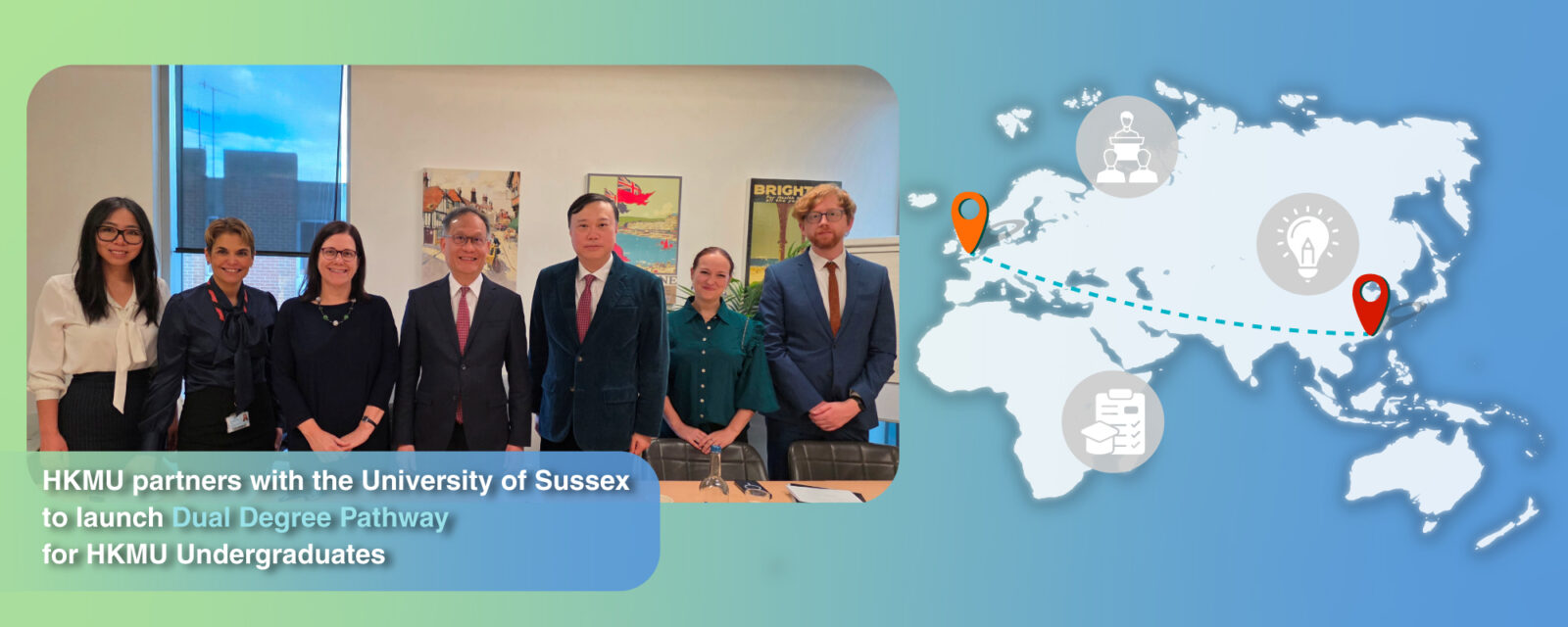 HKMU partners with the University of Sussex